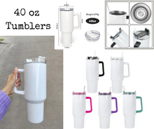 Load image into Gallery viewer, Spring Reading Books 40oz Handled Tumbler