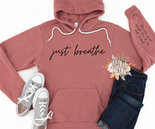 Load image into Gallery viewer, Just Breathe with Sleeve Print