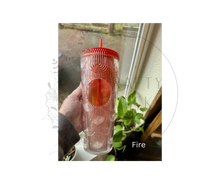 Load image into Gallery viewer, Double Walled 24oz Plastic Tumbler