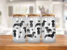 Load image into Gallery viewer, Doxie Glass Jar