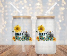 Load image into Gallery viewer, Crazy Heifer Glass Jar