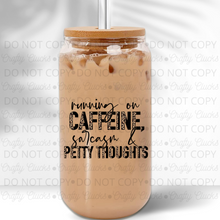 Load image into Gallery viewer, Running On Caffeine... Glass Jar