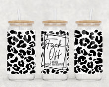 Load image into Gallery viewer, F-Off I Mean Good Morning Glass Jar