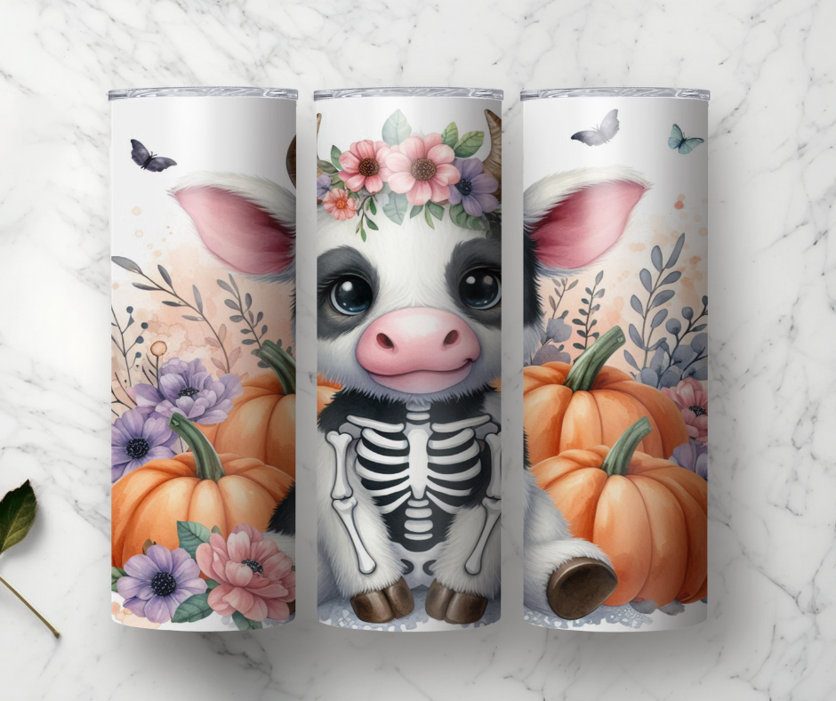 Skellie Cow Tumbler