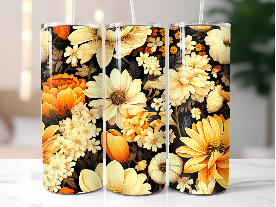 Fall Florals Tumbler