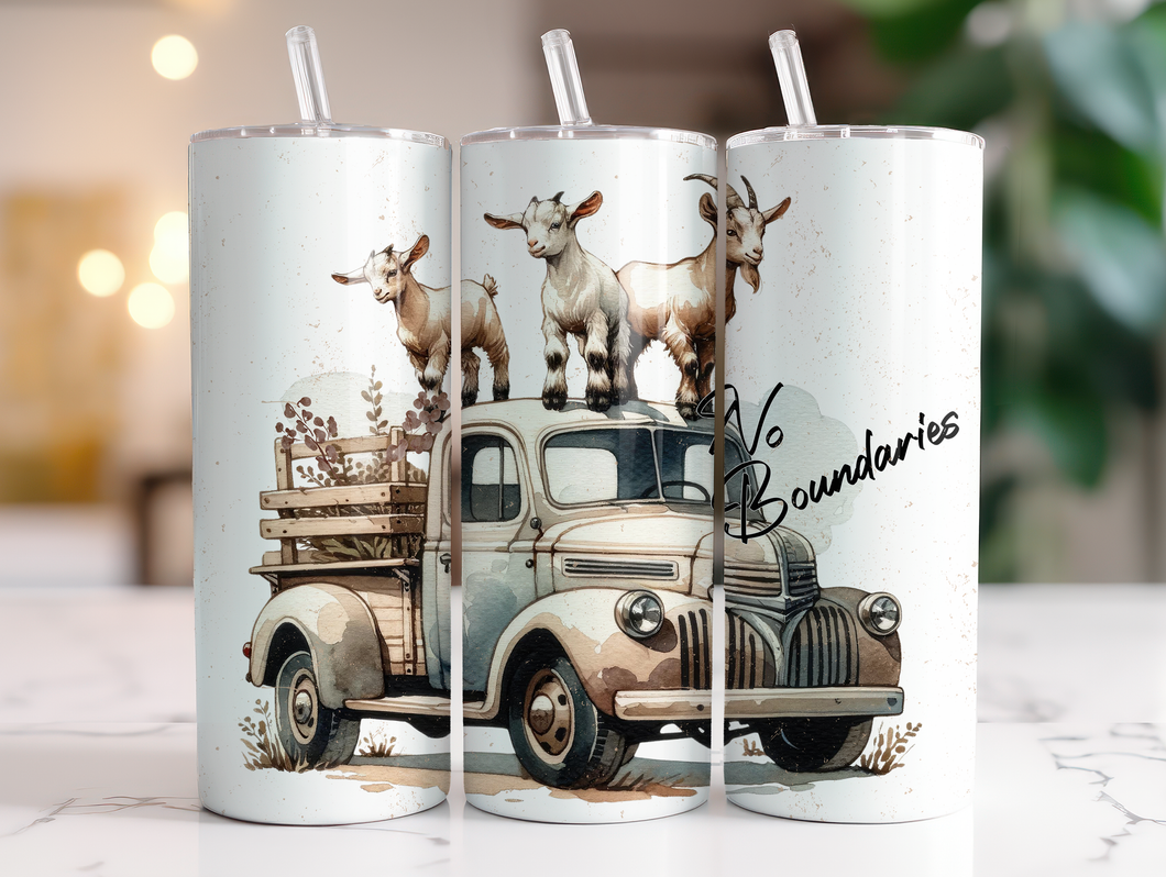 Goat No Boundaries Tumbler