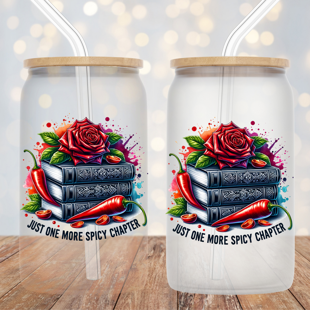 One More Spicy Chapter Glass Jar