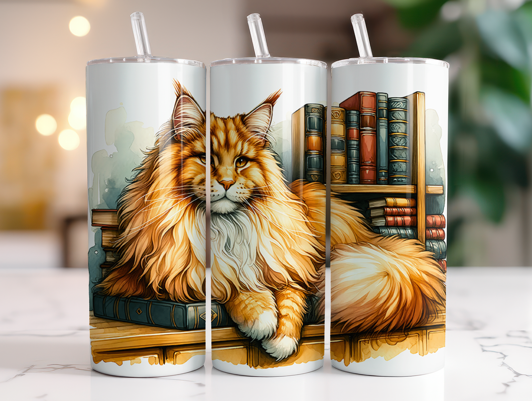 Maine Coon Cat Tumbler