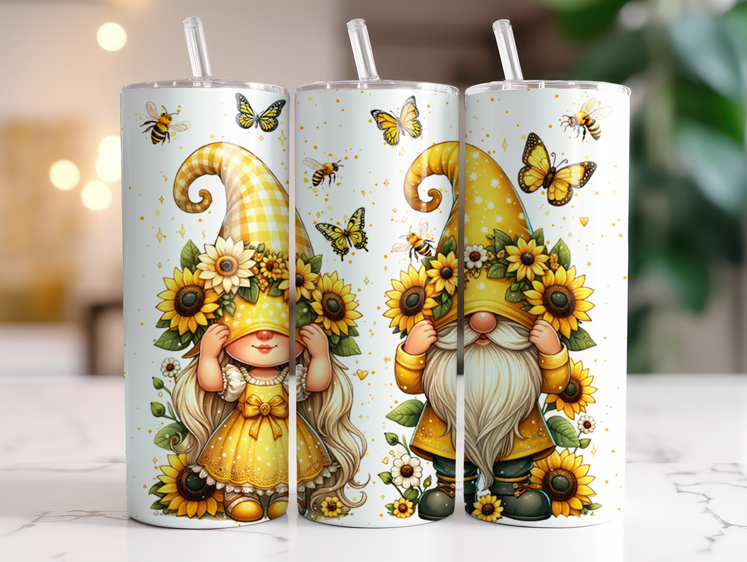 Sunflower Gnomes Tumbler