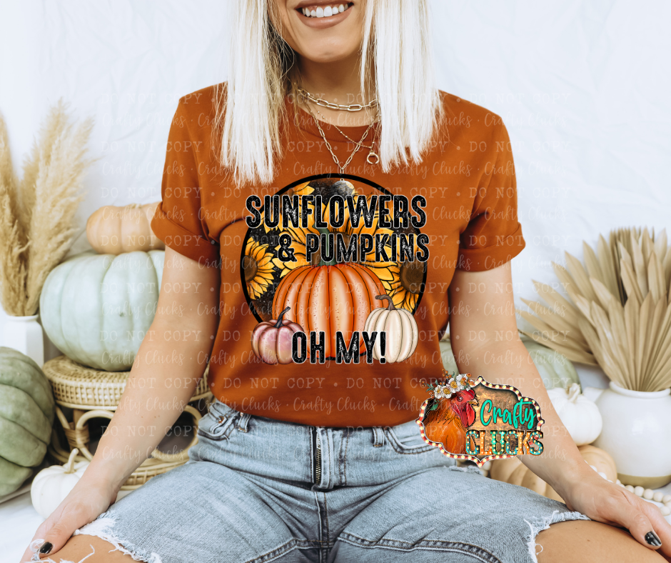 Sunflowers & Pumpkins Oh My!