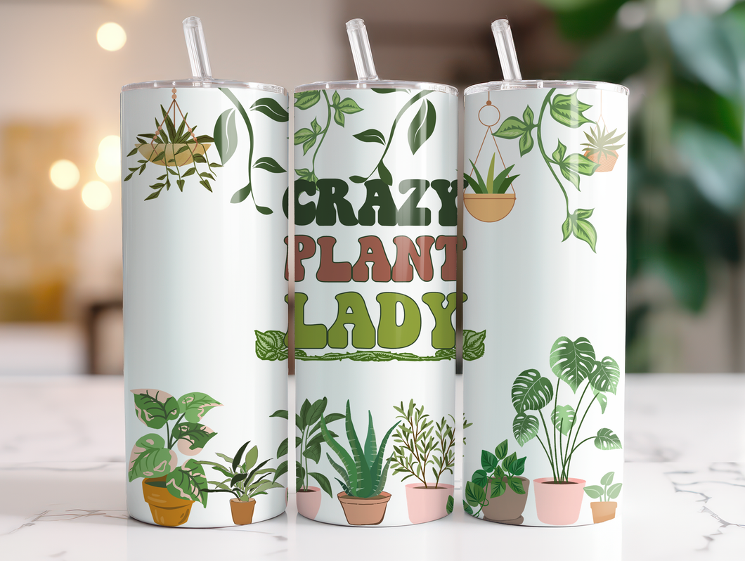 Crazy Plant Lady Tumbler