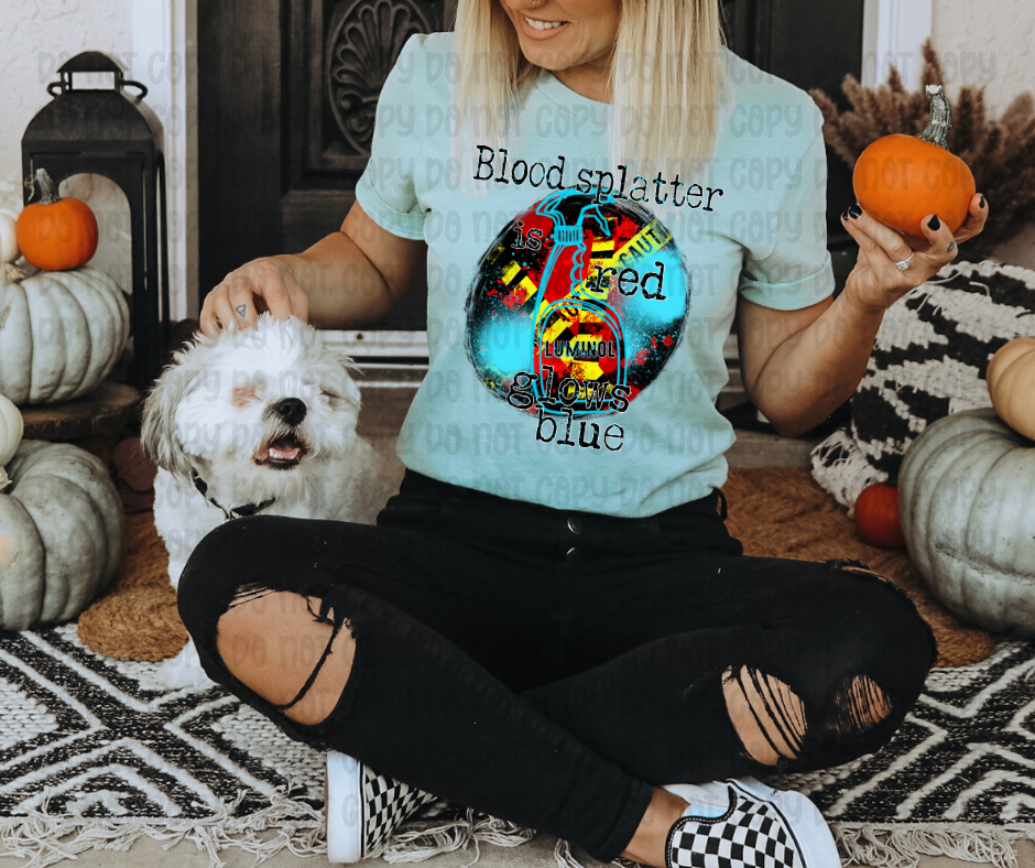 Blood Splatter Graphic Tee