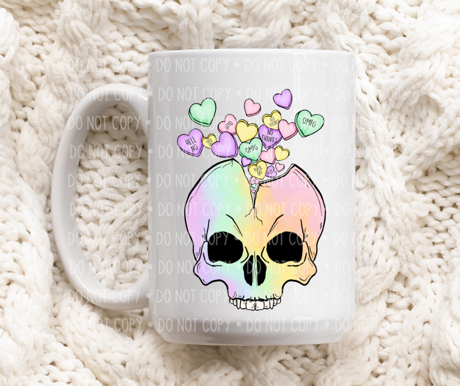 Skull and Hearts Mug