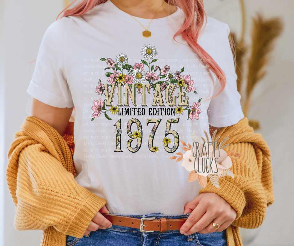 Vintage Customize Year