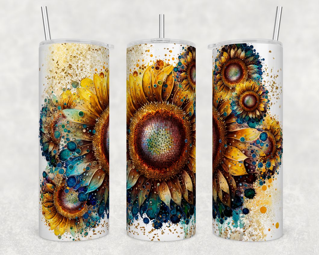 Rustic Sunflower 🌻 Tumbler